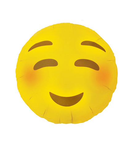 Blushing Emoji Balloon