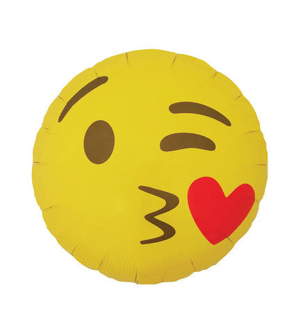 Kissing Emoji Balloon