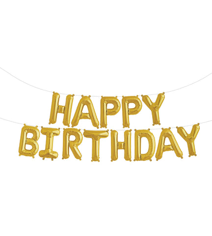 Happy Birthday Gold Kit