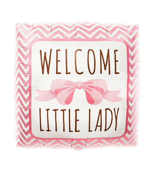 Welcome Little Lady Balloon