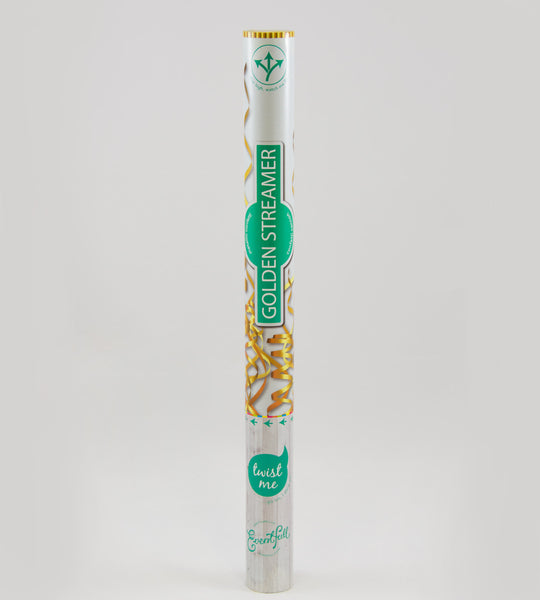 Gold Streamer Confetti Cannon