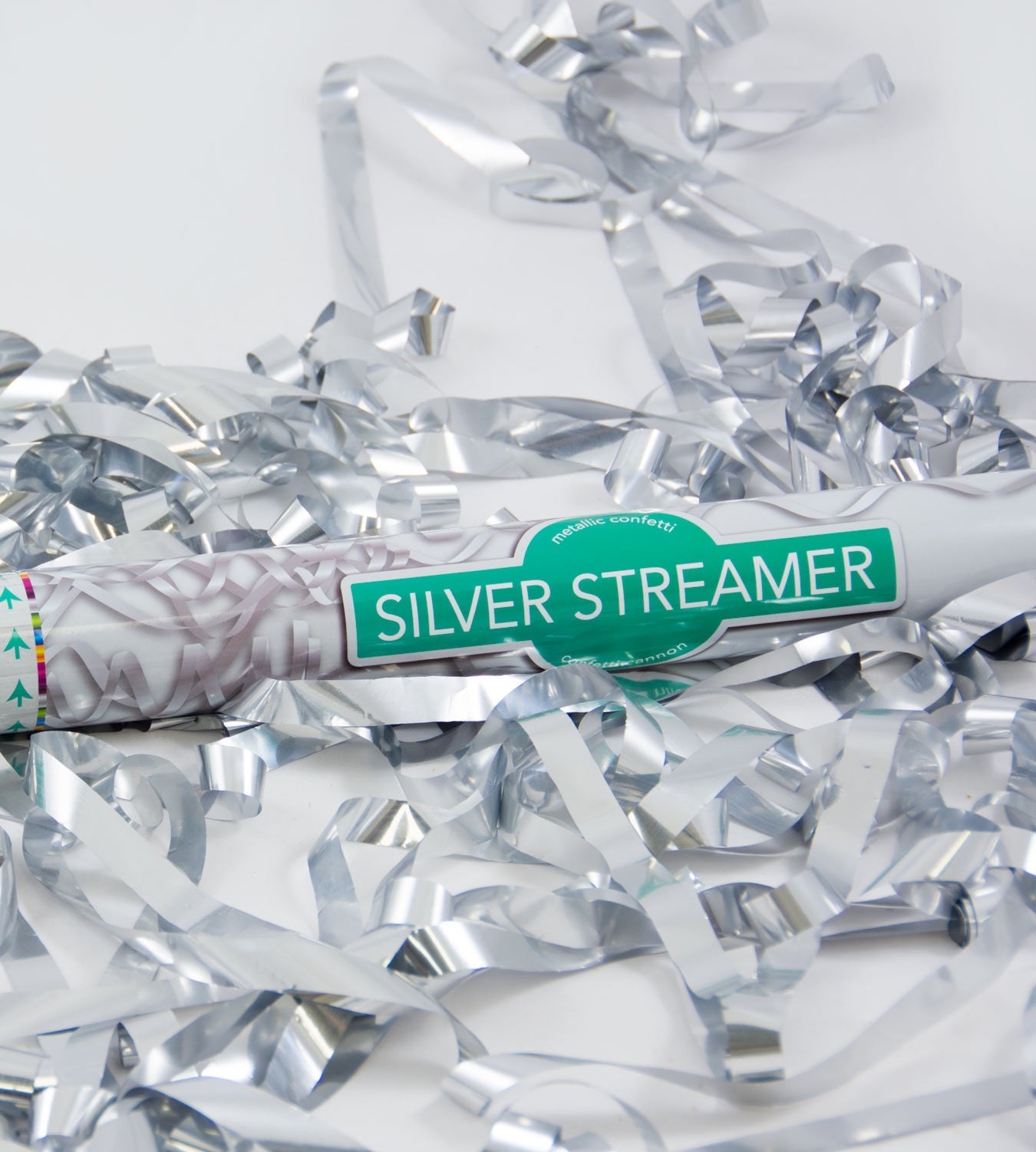 18 Silver Streamer Confetti Cannons (2 Pack) – Legend and Co.